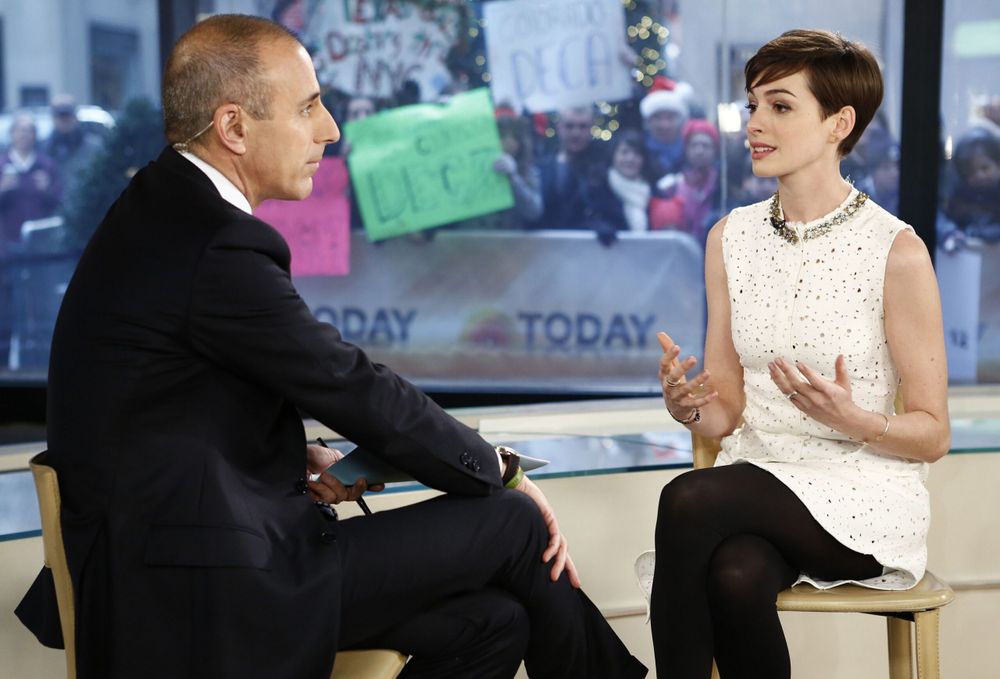 Anne Hathaway’s Awkward Interview On The Today  Show For Les Misérables