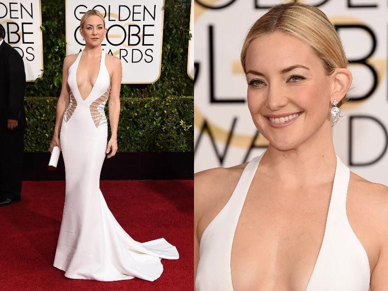 Kate Hudson in Versace (2015 Golden Globes)