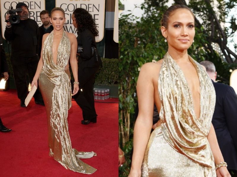 Jennifer Lopez in Marchesa (2009 Golden Globes) 