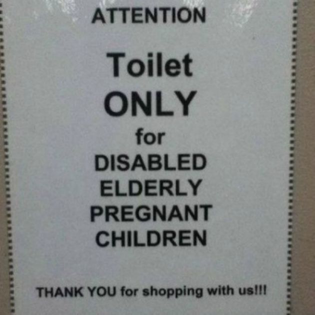 'Disabled, Elderly, Pregnant Children'