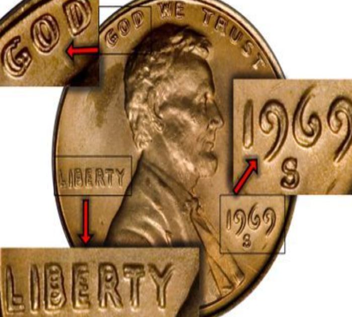 The Double Die 1969 Penny - $45,000