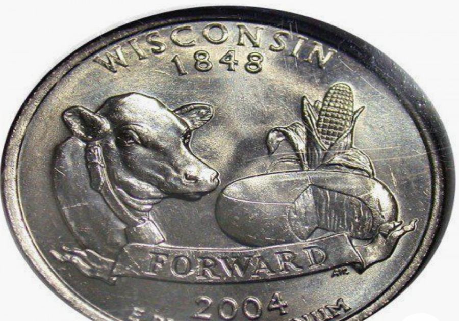 The 'Extra Low Leaf' 2004 Wisconsin Quarter - $140